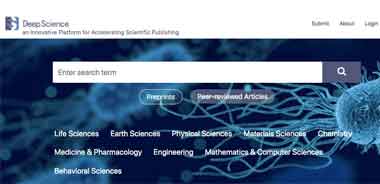 Deep Science论文投稿平台正式上线：预印本、开放同行评议、精准打分