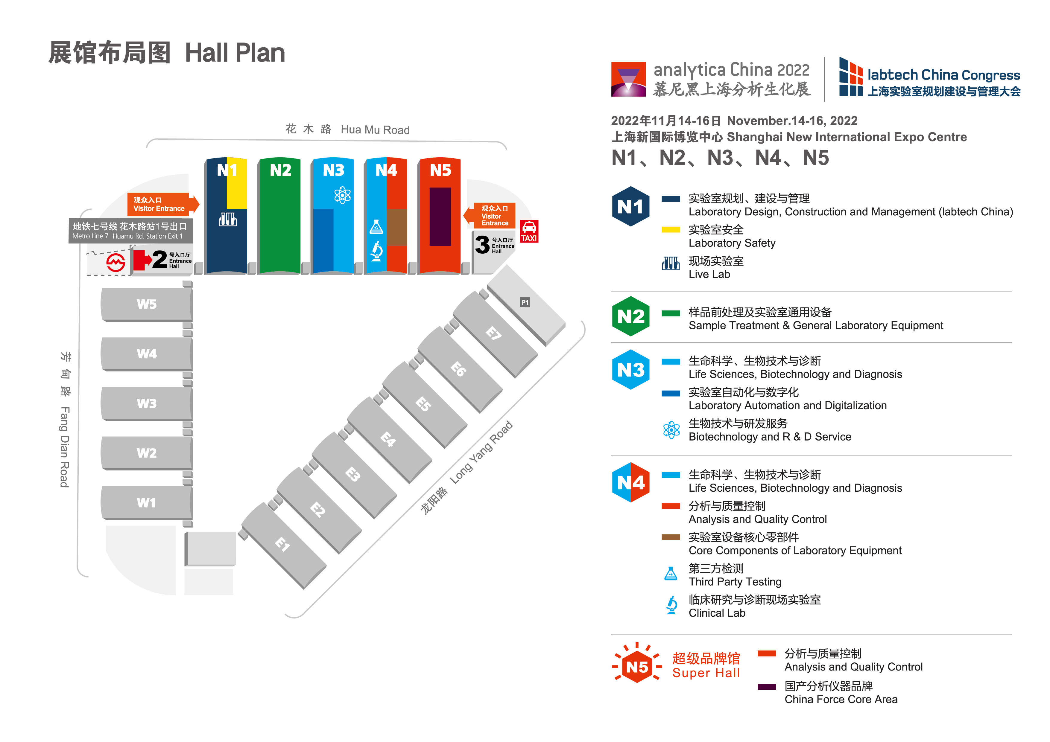 analytica China 2022 布局图公布：5大亮点，焕新升级（近九成展位已售罄）