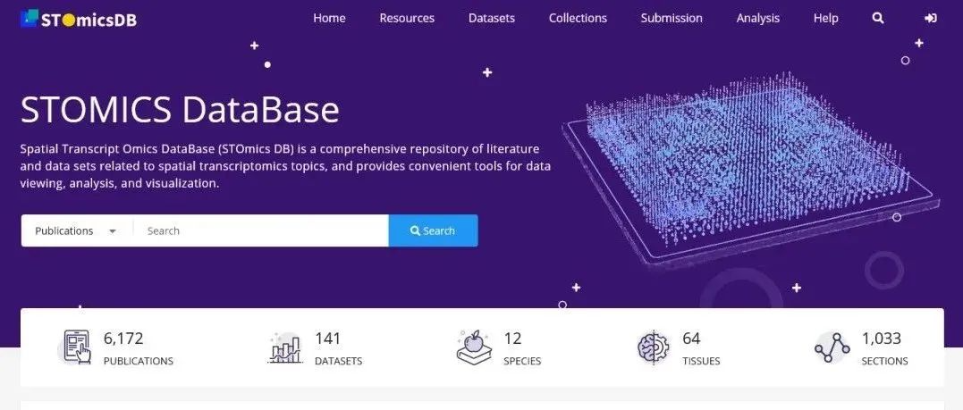 重磅发布 | 时空组学数据库STOmicsDB，“一站式”赋能时空组学研究！