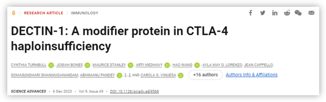 抗真菌蛋白DECTIN-1可用于自身免疫疾病和癌症治疗