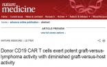 Nature Medicine：供体来源的CD19-CAR-T细胞可以高效杀伤肿瘤细胞的同时而最大程度